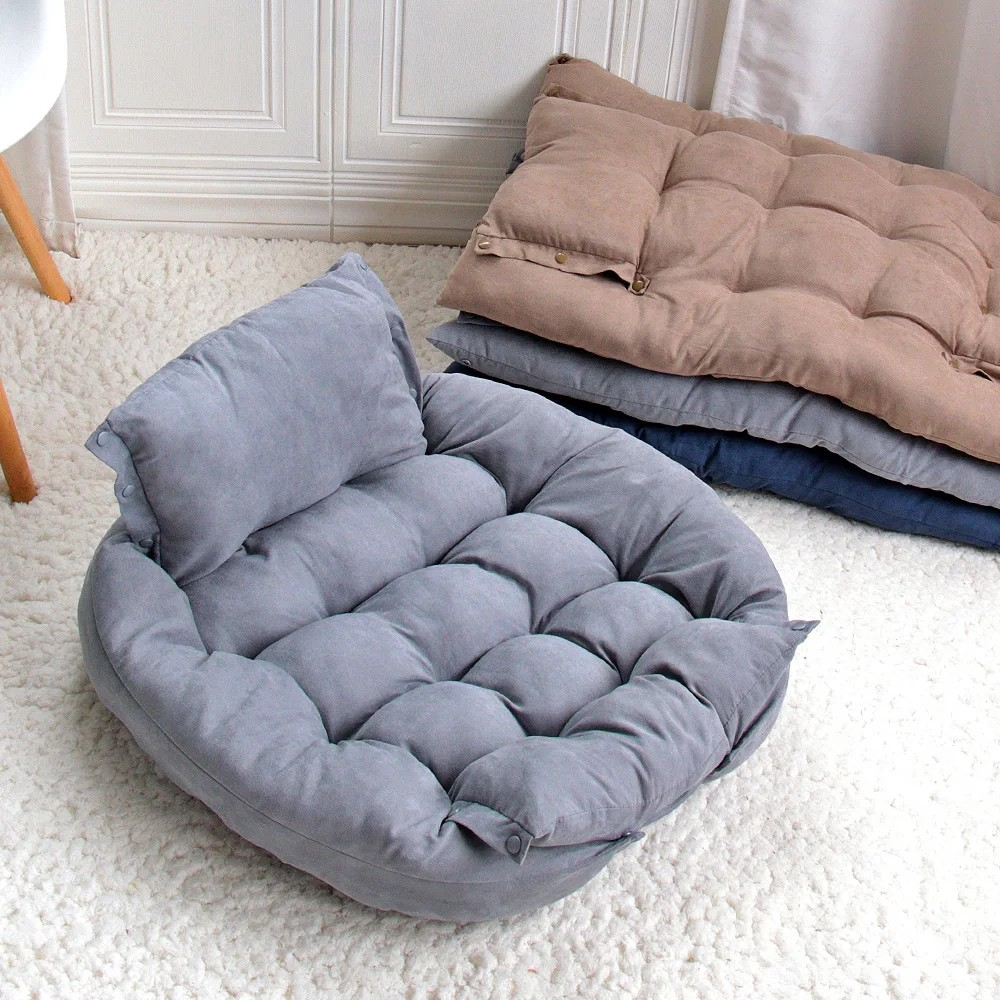 Lux Plush Dog Bed Mauve Pink