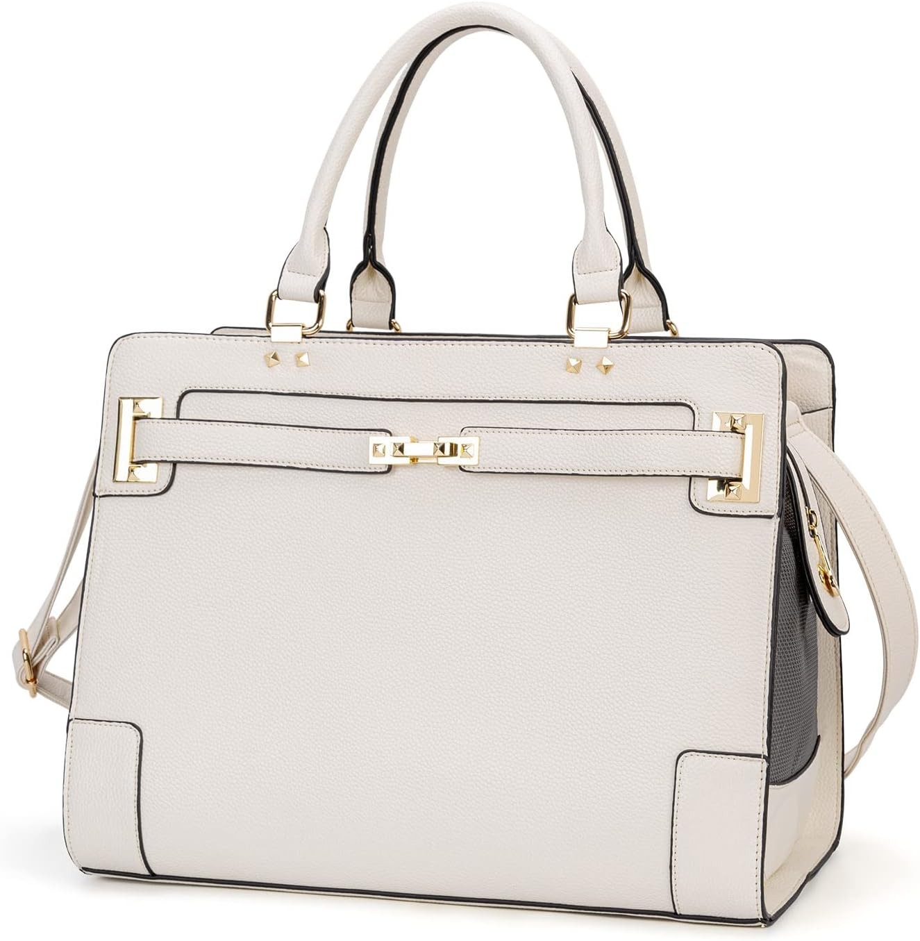 Luxury Designer Pet Carrier Tote - Beige