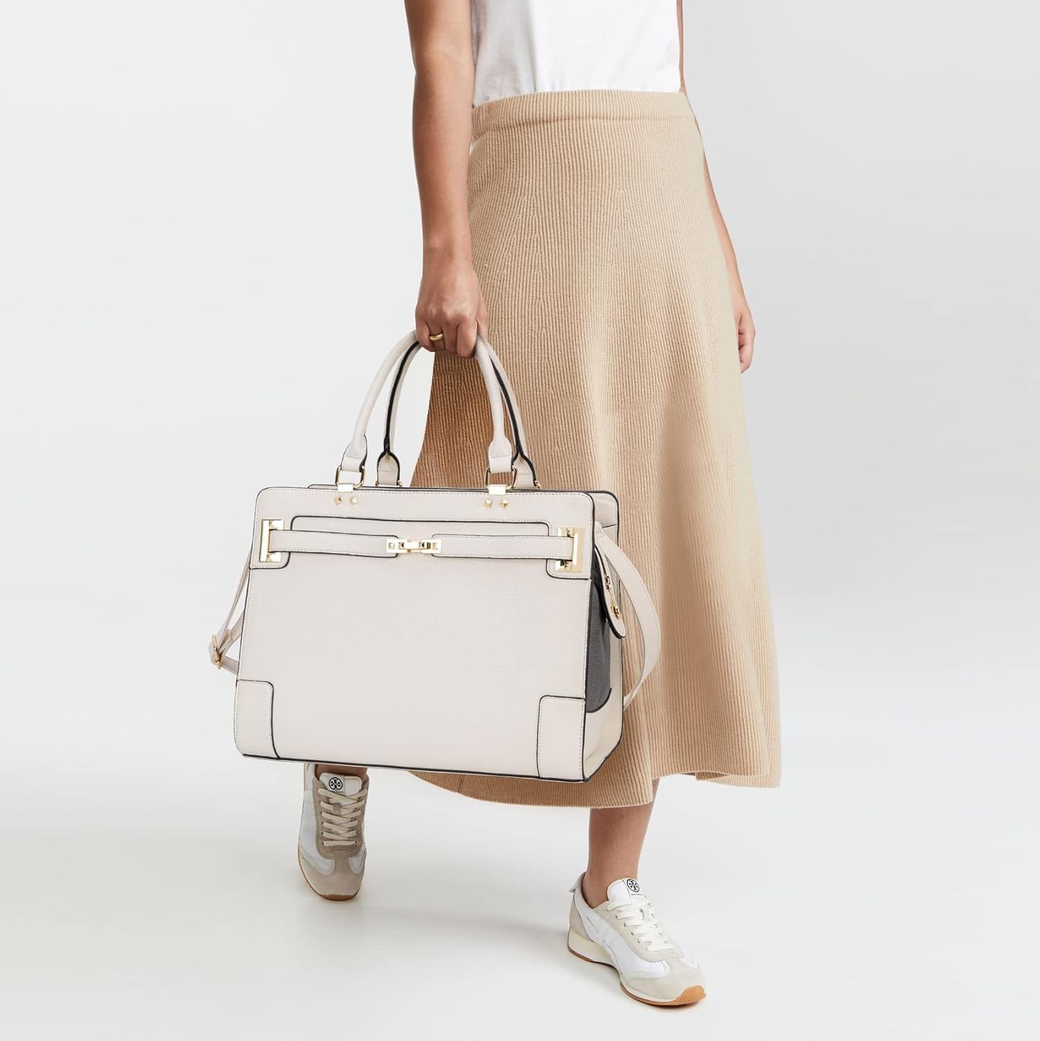 Luxury Designer Pet Carrier Tote - Beige