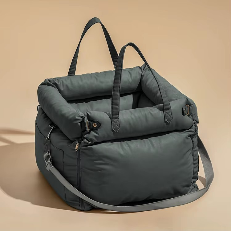 Premium Blue Pet Travel Carrier & Car Seat Booster