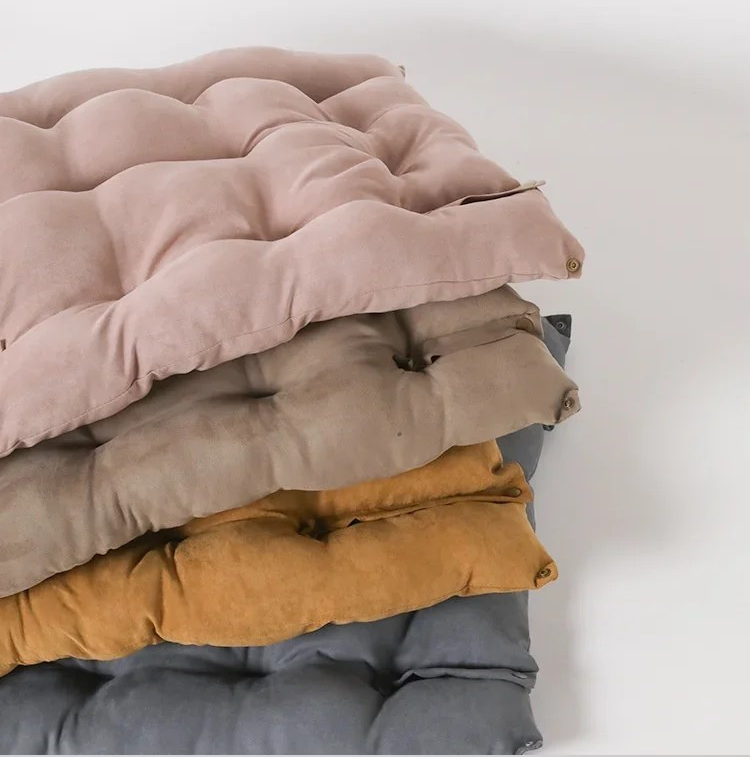 Lux Plush Dog Bed Mauve Pink
