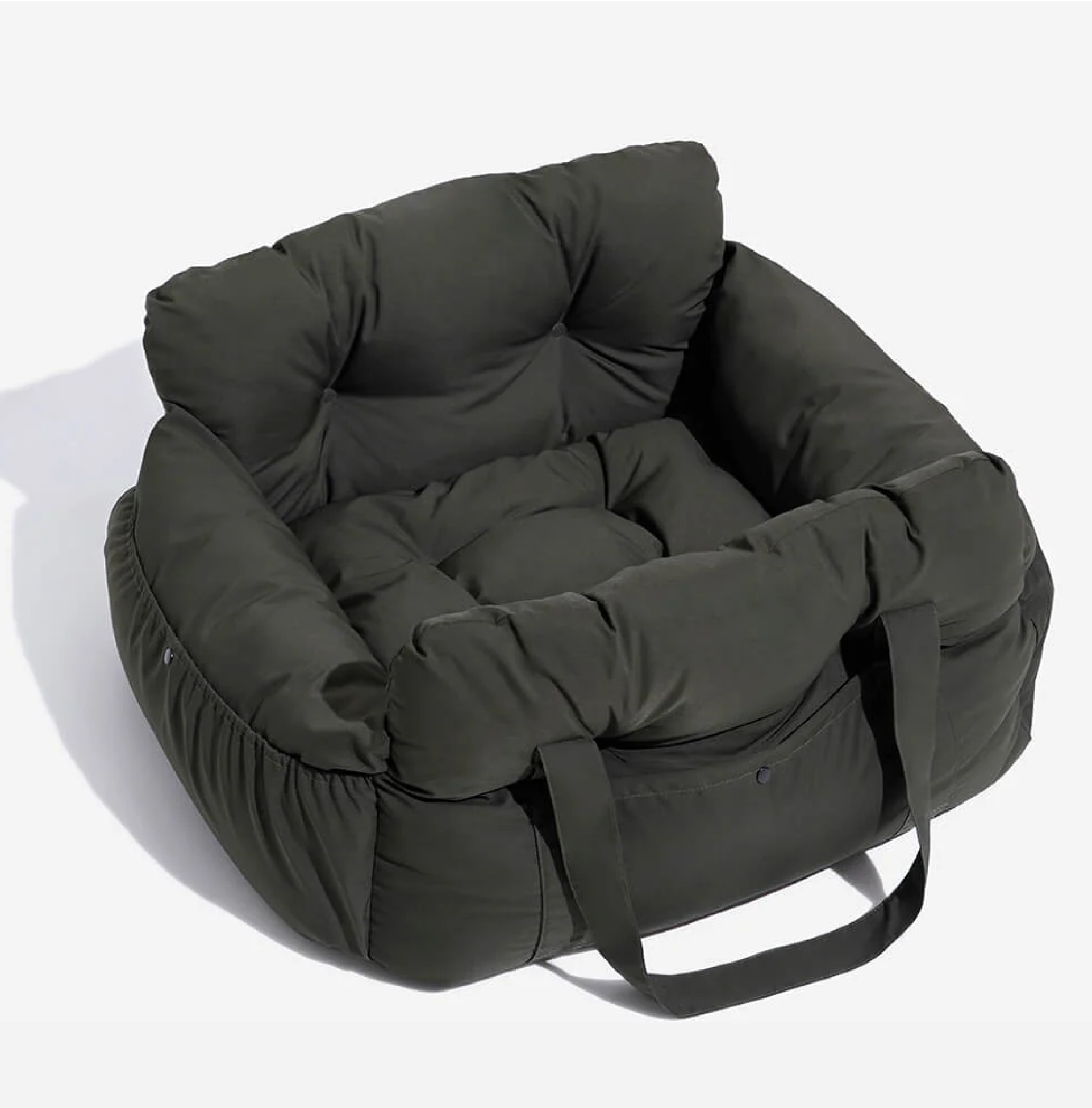 Portable Classy Car Seat Bed Dark Green