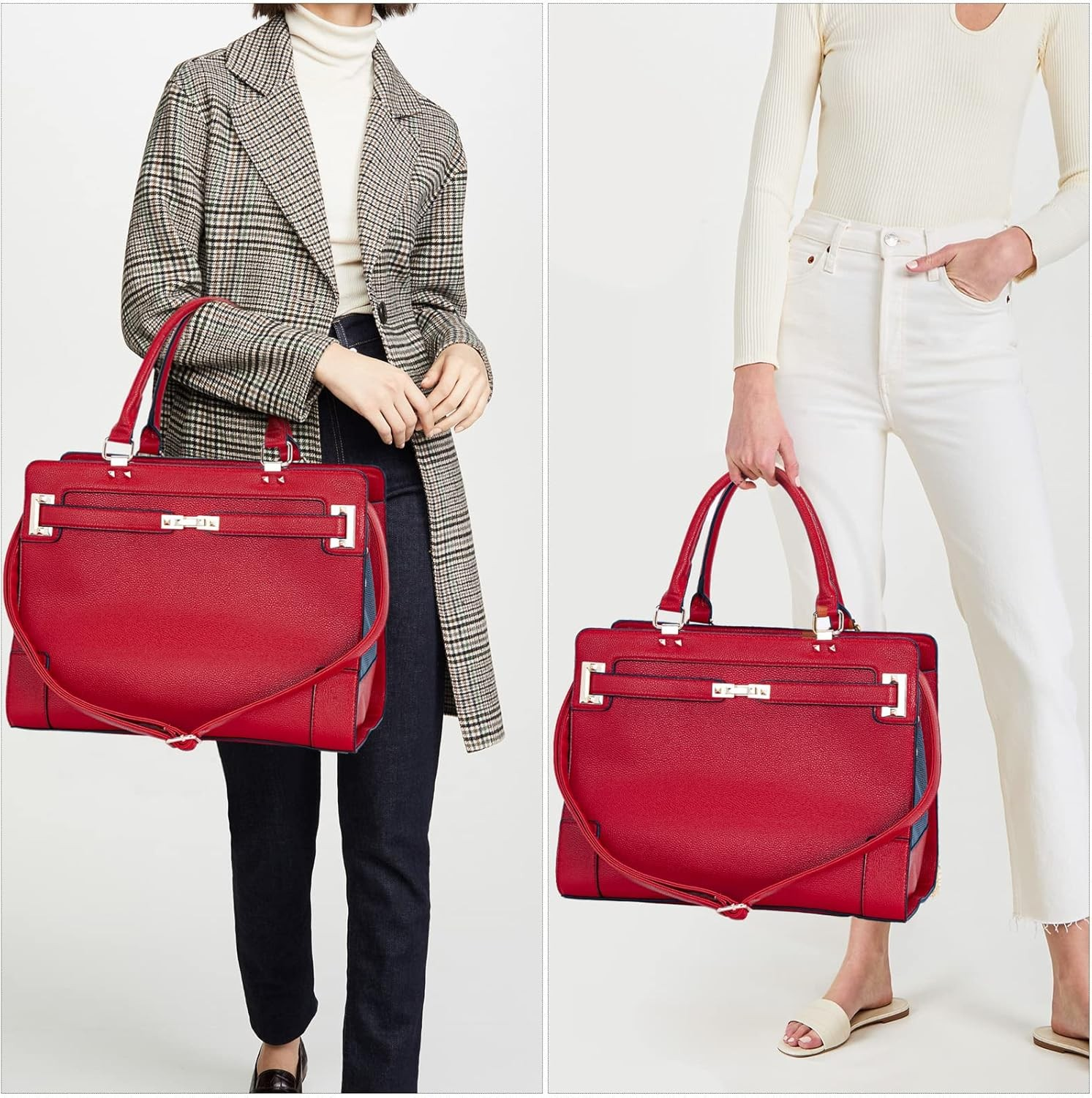 Luxury Designer Pet Carrier Tote - Red