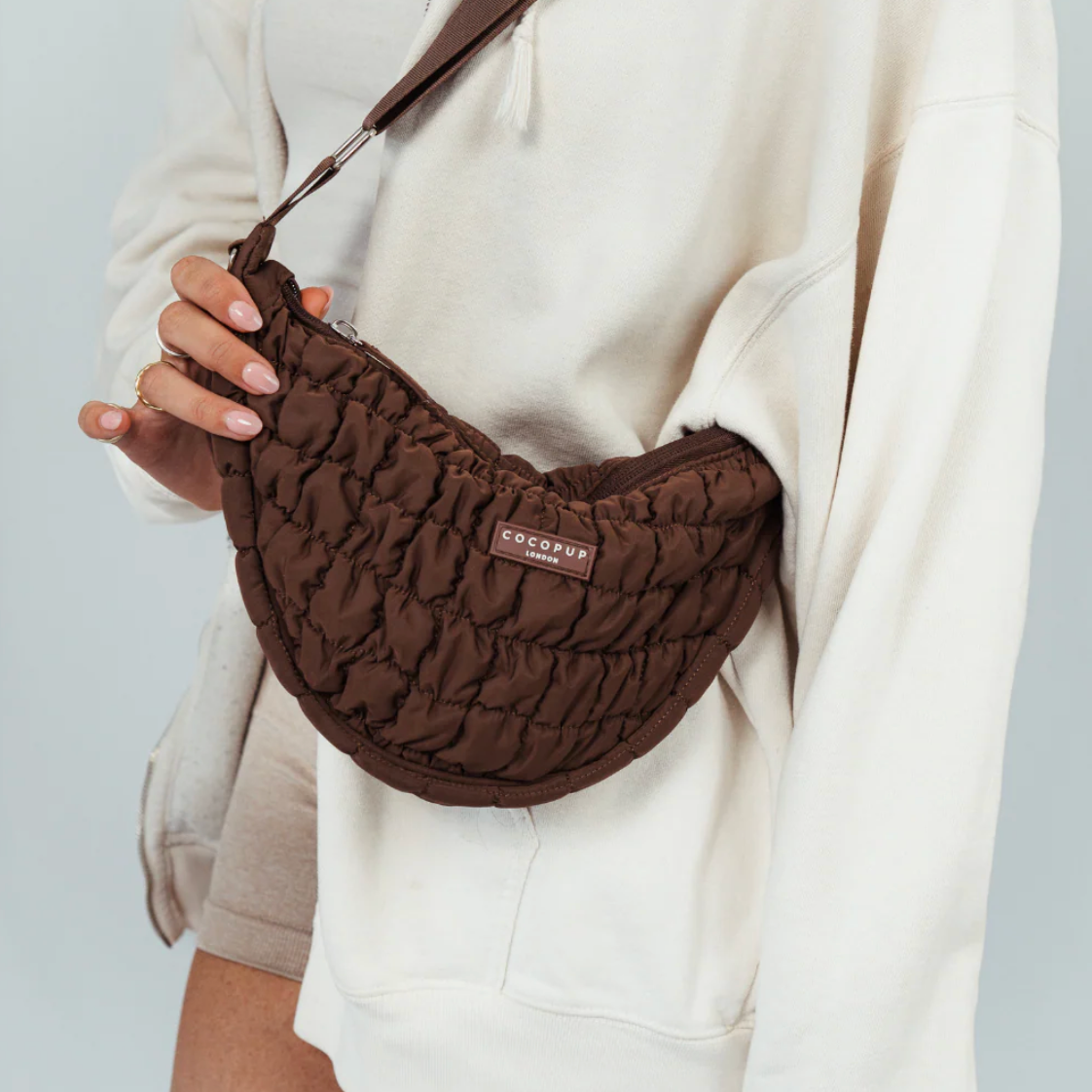 Crescent Treat Pouch - Espresso