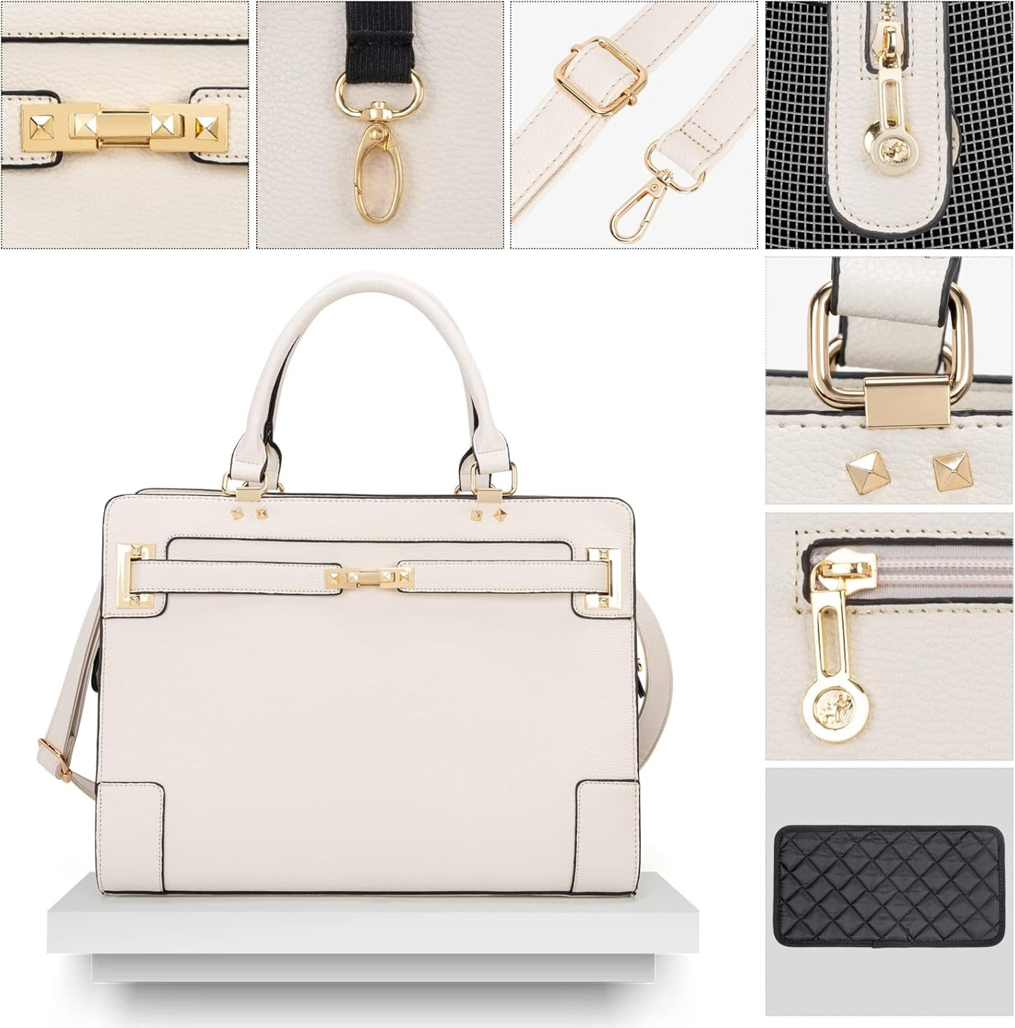 Luxury Designer Pet Carrier Tote - Beige