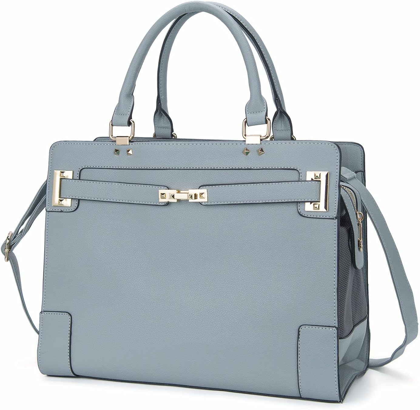 Luxury Designer Pet Carrier Tote - Sky Blue