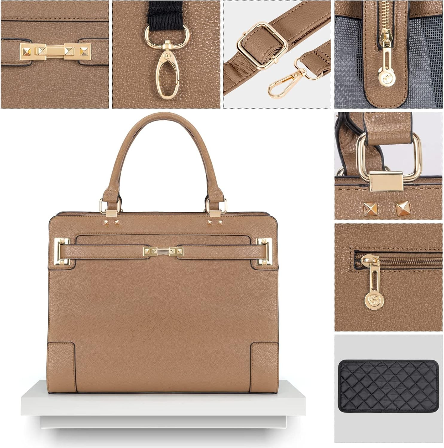 Luxury Designer Pet Carrier Tote - Khaki