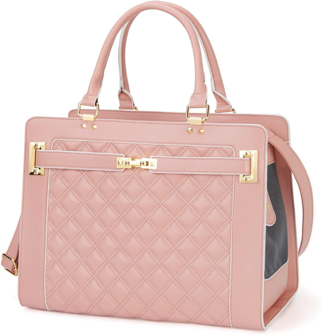 Luxury Designer Pet Carrier Tote - PINK