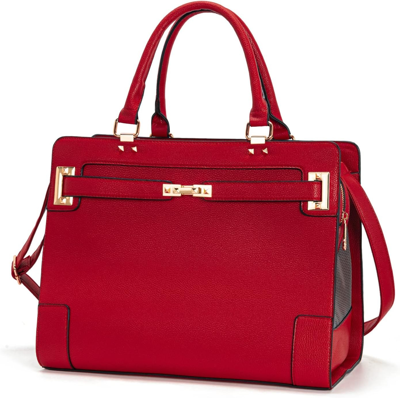 Luxury Designer Pet Carrier Tote - Red