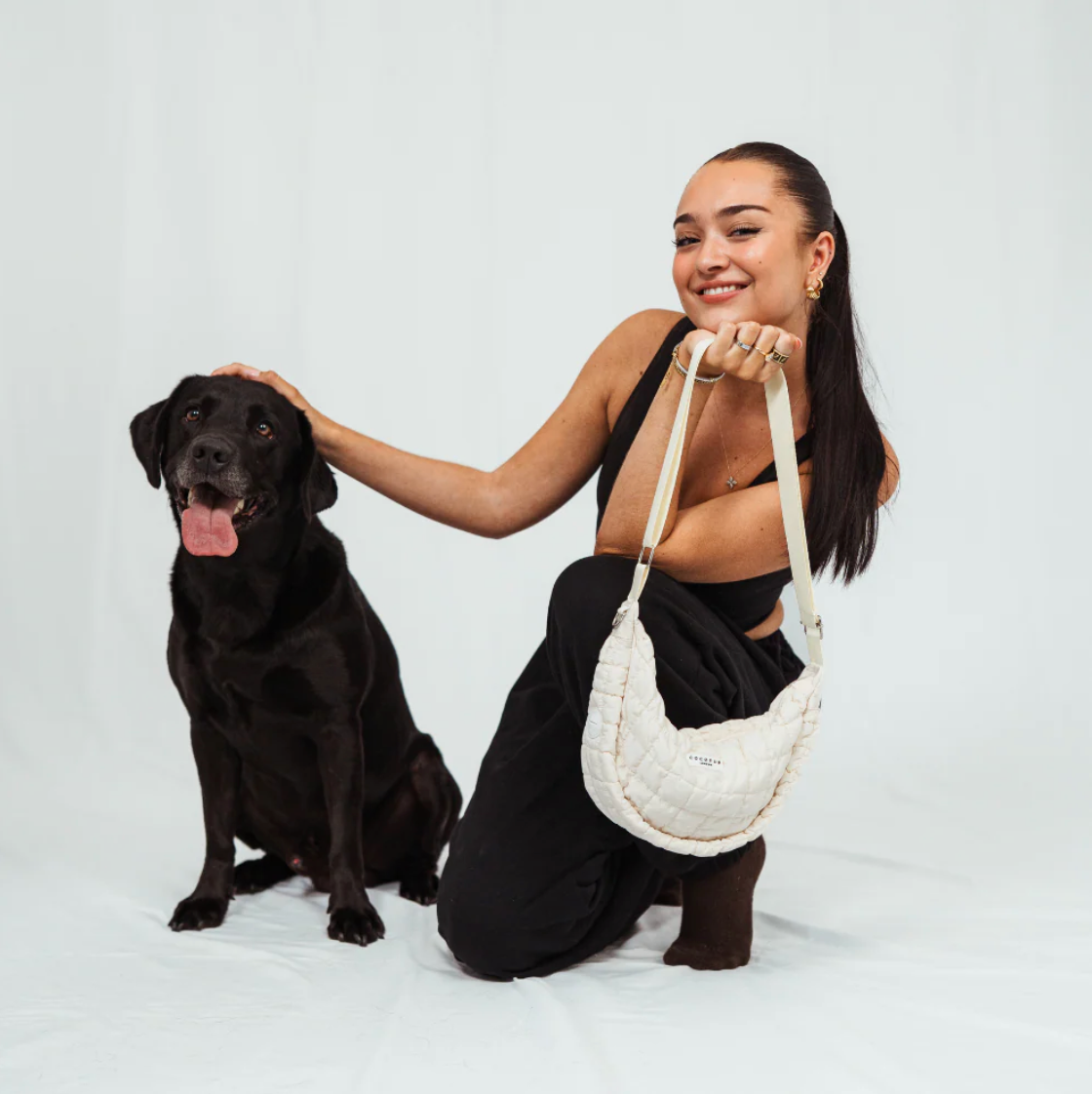 Crescent Treat Pouch - Cloud