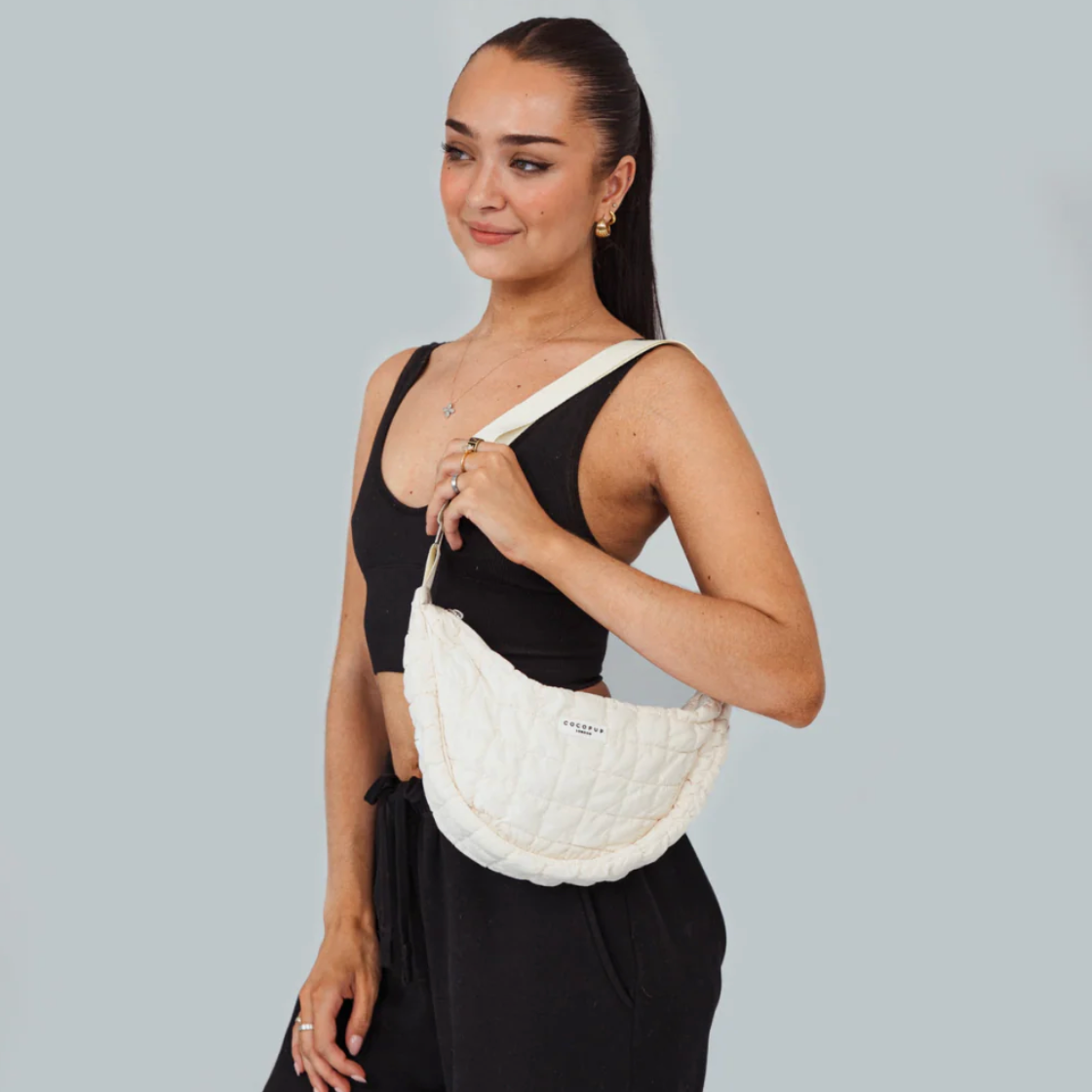 Crescent Treat Pouch - Cloud