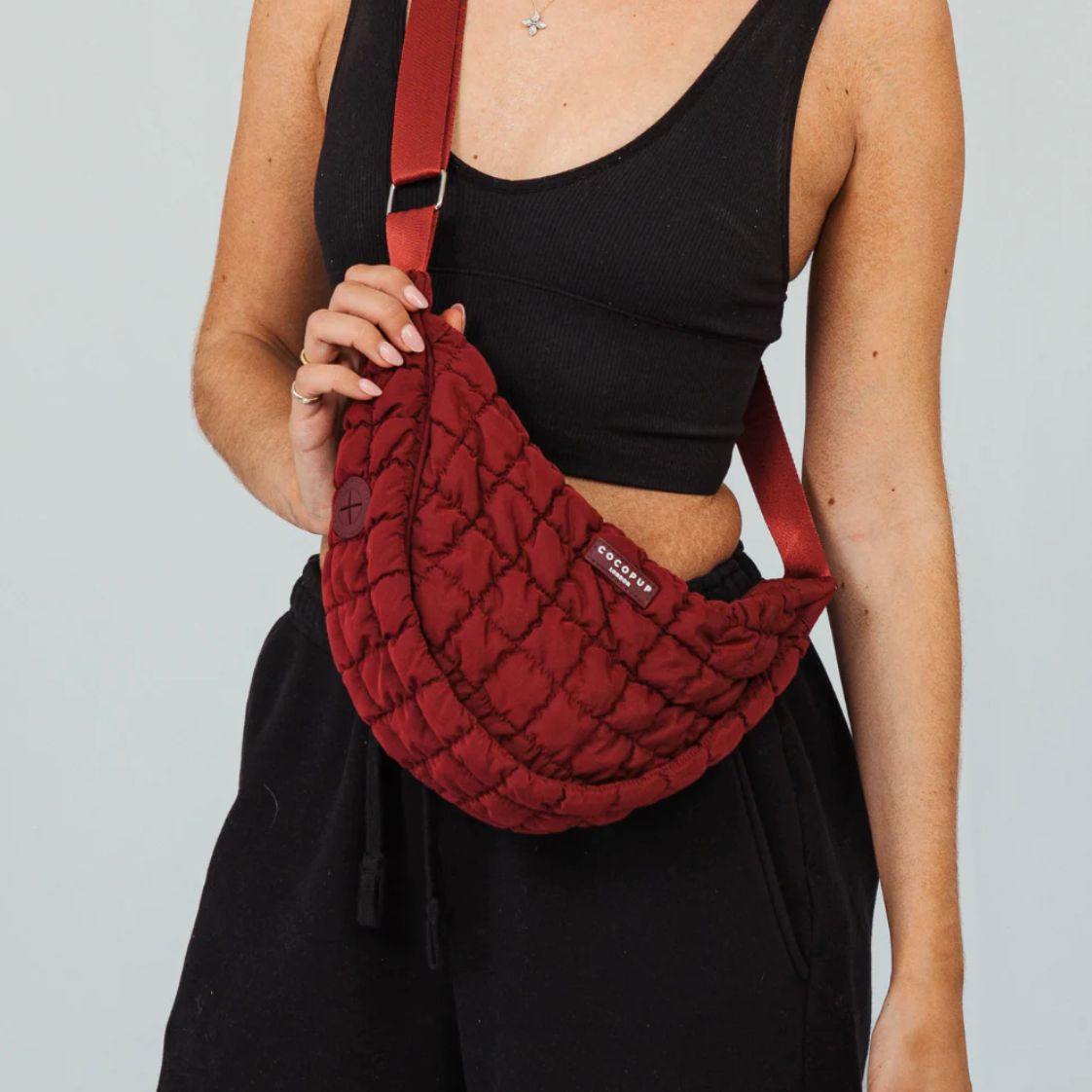 Crescent Treat Pouch - Merlot